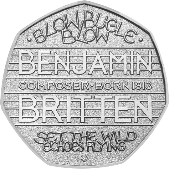 Benjamin Britten 50p