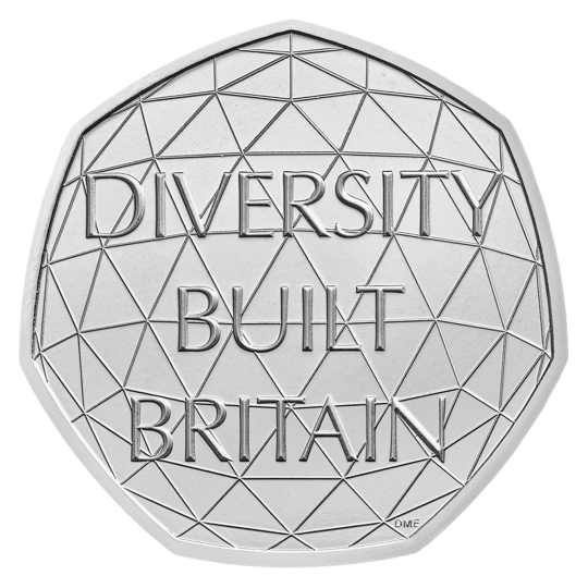 Diversity built Britain 50p